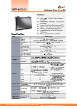 IP66完全防水・防塵対応のIntel 第12世代Core-i5版ファンレス24型タッチパネルPC『WTP-9H66-24』