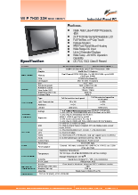第12世代Core-i5搭載の高性能ファンレス高輝度・広範囲動作温度版21.5型タッチパネルPC『WLP-7H20-22H』