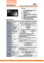 IP66完全防塵防水ステンレス筐体Intel-Ultra5搭載版ファンレス21.5型タッチパネルPC『WTP-9K66-22』