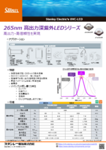 265nm 高出力深紫外LEDシリーズ