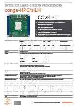 COM-HPC Server Size D: conga-HPC/sILH データシート