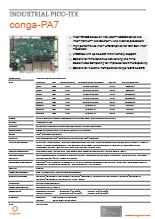 Pico-ITX: conga-PA7 データシート
