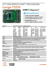 COM Express Basic Type 6: conga-TS570 データシート