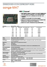 COM Express Mini Type 10: conga-MA7 データシート