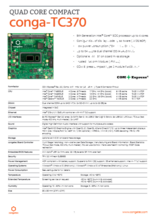 COM Express Compact Type 6: conga-TC370 データシート