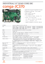 3.5インチ SBC: conga-JC370 データシート