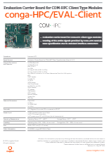 COM-HPC Client 評価ボード conga-HPC/EVAL-Client データシート