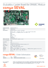 SMARC 評価ボード conga-SEVAL データシート