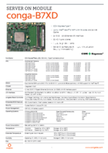 COM Express Basic Type 7: conga-B7XD データシート