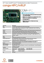 COM-HPC Mini Size: conga-HPC/mRLP データシート