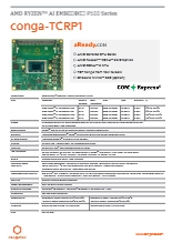 conga-TCRP1:COM Express Type 6 Compact(AMD Ryzen AI Embedded P100)データシート