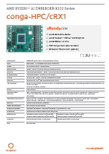 【コンピューターモジュール】conga-HPC/cRX1: COM-HPC Client(AMD Ryzen AI Embedded X100)