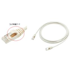 Cat5e対応 RJ45シールドイーサネットケーブル VOL-5ExLB-Lxx-GY-IC