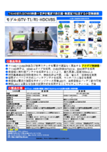 映像音声伝送用非圧縮アナデジ無線機