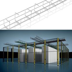 ステンレス製ケーブルトレイ X-トレイ