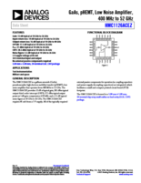 GaAs pHEMT パワー・アンプ、2 GHz ～ 50 GHz