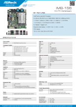 ASRock製 ApolloLake搭載Mini-ITXボード IMB-156