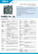 ASRock製 第10世代Coreiプロセッサ搭載Mini-ITXボード IMB-1220-L