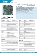 ASRock製 第10世代Coreiプロセッサ搭載Thin-Mini-ITXボード IMB-1223-WV