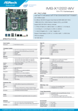 ASRock製 第10世代Coreiプロセッサ搭載Thin-Mini-ITXボード IMB-X1222-WV