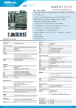 ASRock製 第10世代Coreiプロセッサ搭載MicroATXボード IMB-X1313