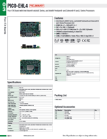 AAEON社製ElkhartLake搭載小型CPUボード PICO-EHL4