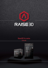 業務用3Dプリンタ RAISE3D 3D Pro3／Pro3 Plus