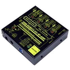 接続・給電 リモート制御付きUSBハブ USB-HUBV3-VC-4P-ADP
