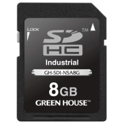 工業用途SD／SDHCカード GH-SDI-NSAシリーズ(256MB～8GB)