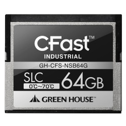 SLCタイプ工業用途CFastカード GH-CFS-NSBシリーズ(2GB～64GB)