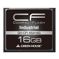 工業用途コンパクトフラッシュ GH-CFI-XSAシリーズ(128MB～16GB)