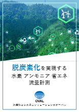 脱炭素化を実現する水素 アンモニア 省エネ流量計測