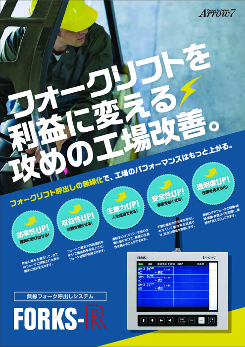 無線フォークリフト呼出しシステム FORKS-R