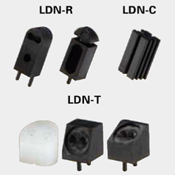 LED取付スペーサー(角度取付ガイド足付／連結取付／角度：22°、67°、30°) LDN-R／LDN–C／LDN–T