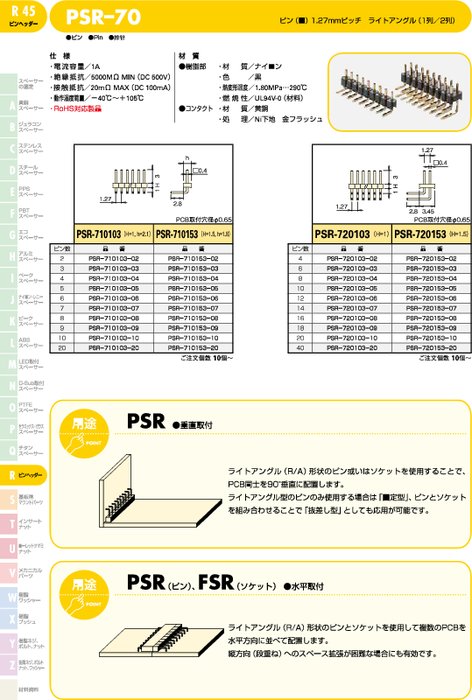 ピン PSR-70