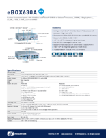 Fanless Embedded System eBOX630A