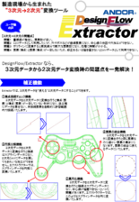 3D⇒2D変換ツール　DesignFLow Extractor