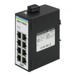産業用イーサネットスイッチングハブ 10BASE-T／100BASE-TXタイプ DEH-TX8QC