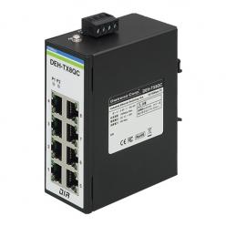 産業用イーサネットスイッチングハブ 10Base-T／100Base-TXタイプ DEH-TX8QC