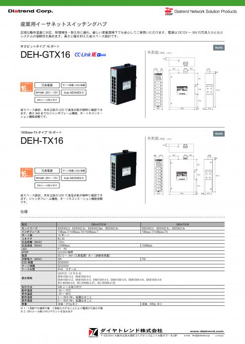 最愛 ダイヤトレンド 産業用イーサネットスイッチングハブ ギガビットLAN対応 DEH-GTX5C fucoa.cl