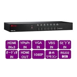 VGA／YPP／コンポジット／Sビデオ-HDMI形式変換器 Multi-HDMI