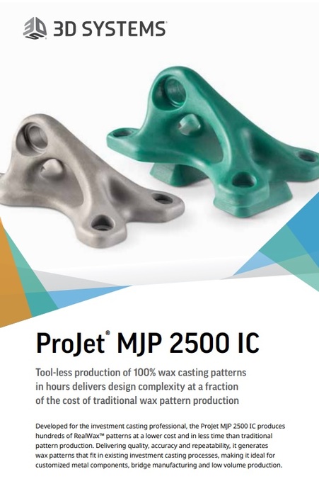 3Dプリンタ ProJet MJP 2500 IC