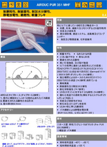 耐磨耗ホース AIRDUC PUR 351 FOOD