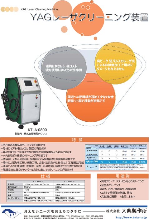 YAGレーザークリーニング装置