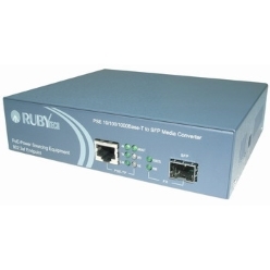 10／100Base-TX−100Base-FX(PoE受電型)メディアコンバータ PDFC-130SC 