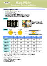 異方性導電ゴム (TPSPCR | 金属粒子タイプ)