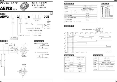 アブソリュートエンコーダ AEW2