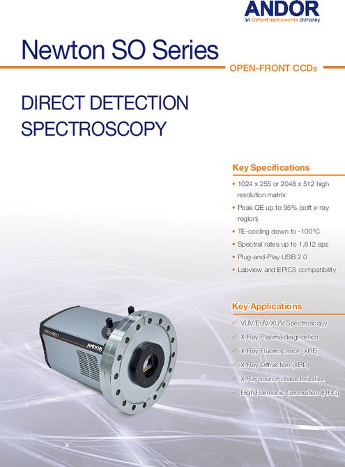 DIRECT DETECTION SPECTROSCOPY Newton SO Series