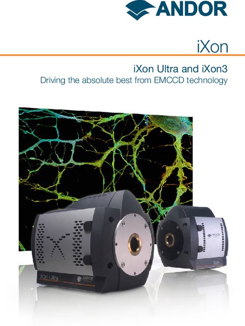 EMCCDカメラ『iXonシリーズ』製品カタログ
