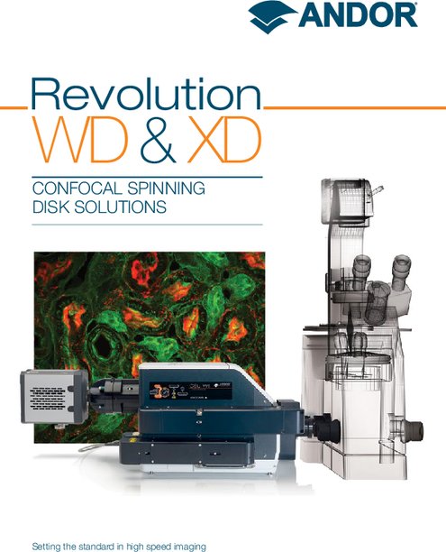 共焦点顕微鏡システム Revolution WD＆XD